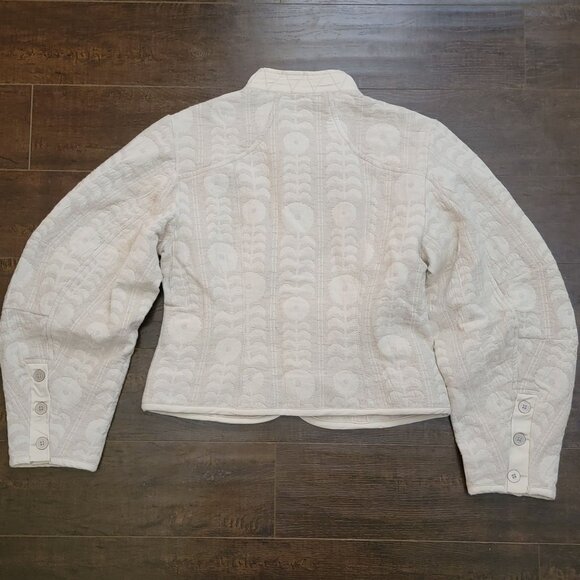 Free People Tsarina Jacket Womens S Tapestry Vintage Castle Elegant Boho Chic - Picture 5 of 10